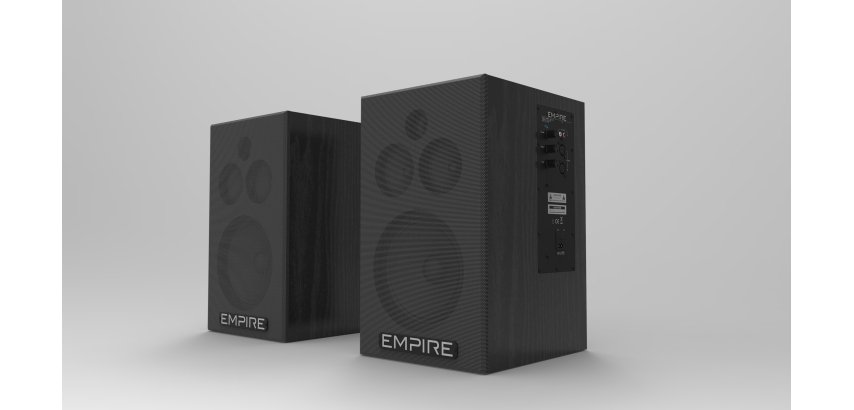 Empire Media HS.290BLACK loudspeaker 2-way Black Wired 290 W