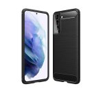 DLH Coque silicone noire pour Samsung Galaxy S21 5G (SM-G991)