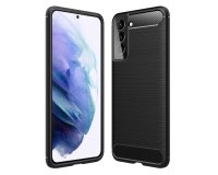 DLH Coque silicone noire pour Samsung Galaxy S21 5G (SM-G991)