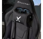 X Rocker 2023027 Videospielstuhl PC-Gamingstuhl Gepolsterter Sitz Schwarz