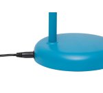 Luminaire bureau led mauljoy hauteur 33,5cm bras 35,8cm    tete diametre 11,8cm coloris  bleu