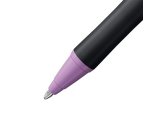Stylo-bille stabilo pointball wild flowers 3200m d'ecriture trait 0,5mm retractable grip  antiderapant mauve glycine