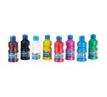 Tempera pronta acrilica - 250ml - colori assortiti - Giotto - schoolpack 8 flaconi