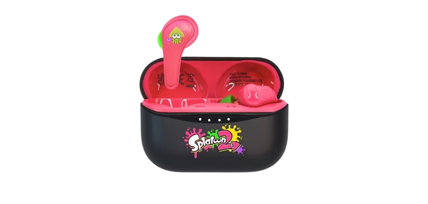 OTL Technologies Nintendo Spatoon 2 Headphones Wireless In-ear Calls/Music Bluetooth Black, Red