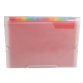Trieur liderpapel série spectrafile pp 700 microns a5 148x210mm 13 compartiments couleur coloris frosty transparent