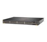 HPE Aruba Networking Aruba 6200F 48G Class4 PoE 4SFP+ 370W Géré L3 Gigabit Ethernet (10/100/1000) Connexion Ethernet, supportant l'alimentation via ce port (PoE) 1U Noir