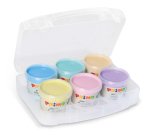 Ditacolor colori a dita - 100ml  - c/pennello - valigetta 6 colori pastello - Primo
