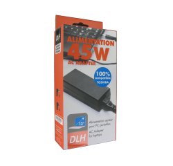 DLH Alimentation secteur 45W Fujitsu / Toshiba / Dynabook 100% compatible (sauf USB-C)