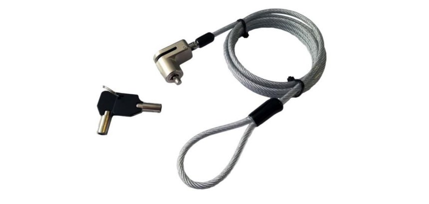 DLH Cable de securite antivol a cle pour Microsoft Surface Pro et Surface Go