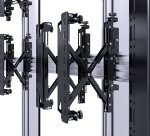 B-Tech BT8372-2X2 152,4 cm (60") Noir, Argent