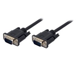 MCL CABLE SVGA HD15 Male/Male 3m câble VGA VGA (D-Sub) Noir