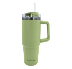 Muitomas TRAVELMUG900GN tazza da viaggio 900 ml Verde Acciaio inox
