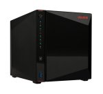 Asustor AS5404T serveur de stockage NAS Intel® Celeron® N5105 4 Go DDR4 0 To ADM Noir