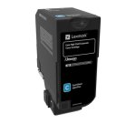 Lexmark - à rendement élevé - cyan - original - cartouche de toner - LCCP, LRP, Entreprise Lexmark