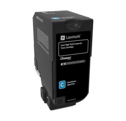 Lexmark - à rendement élevé - cyan - original - cartouche de toner - LCCP, LRP, Entreprise Lexmark