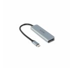 DICOTA D32060 hub & concentrateur USB Type-C Argent