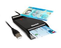Hamlet HUSCR-NFC smart card reader Indoor USB USB 2.0 Black