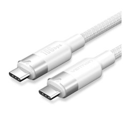 Vention TRGWF cable USB USB 3.2 Gen 2 (3.1 Gen 2) 1 m USB C 10 Gbit/s 100 W Blanco