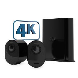 ARLO Caméra de surveillance Ultra 2 Noir pack de 2