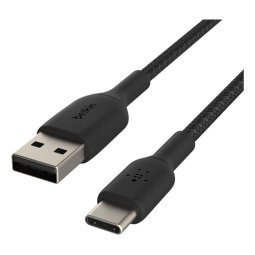 Belkin CAB002BT1MBK cable USB 1 m USB A USB C Negro