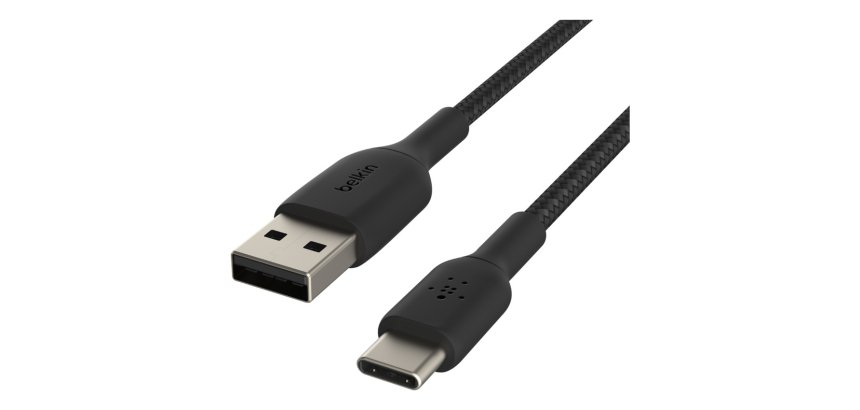 Belkin CAB002BT0MBK cable USB 0,15 m USB A USB C Negro