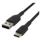 Belkin CAB002BT2MBK cable USB 2 m USB A USB C Negro