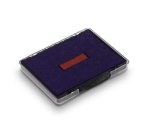 Cassette encrage bicolore trodat 6/58/2 pour tampon encreur 5480 coloris bleu/rouge