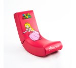 X Rocker Video Rocker - Peach Console Gaming Chair Pink, Red