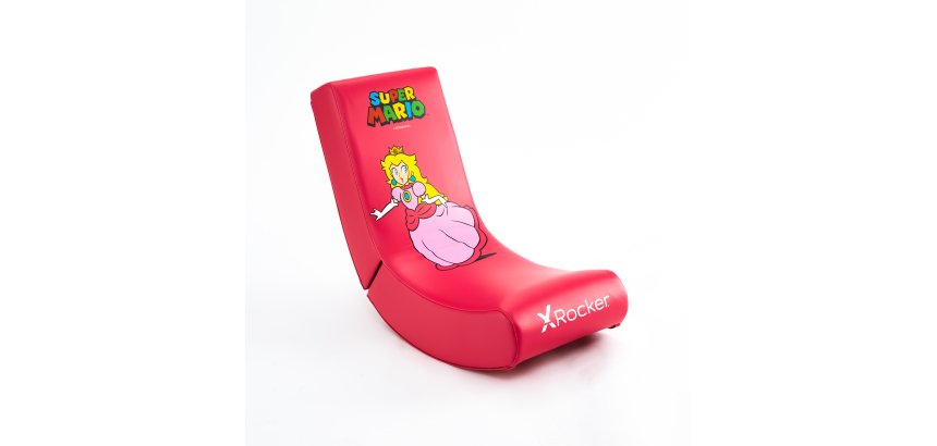 X Rocker Video Rocker - Peach Console Gaming Chair Pink, Red