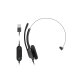 Cisco Headset 321 Wired Single On-Ear Carbon Black USB-A Auricolare Cablato A Padiglione Ufficio USB tipo A Nero