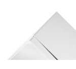 Serre-livres maul aluminium coins arrondis 10x10x13cm     coloris argent