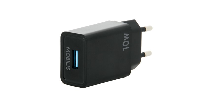 Mobilis 001360 chargeur d'appareils mobiles Universel Noir Secteur Auto