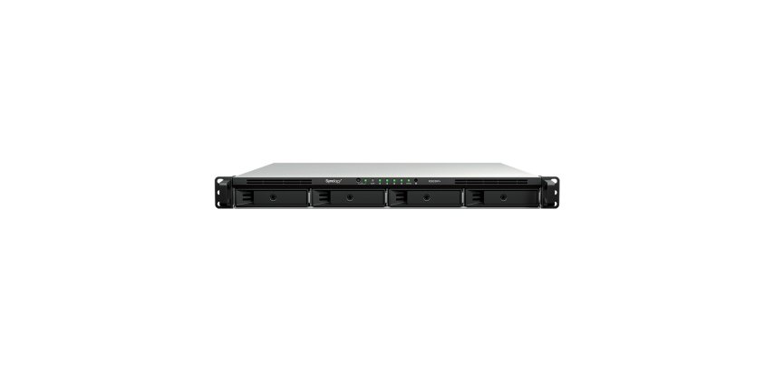Synology RackStation RS826RP+ server NAS e di archiviazione Rack (1U) AMD Ryzen V1500B 4 GB DDR4 0 TB DiskStation Manager Nero, Grigio