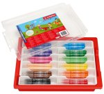 Feutre coloriage stabilo power max encre lavable corps large pointe large bloquée pochette 96 unités