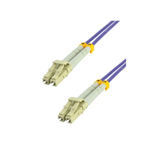 MCL FJOM4/LCLC-0.5M câble InfiniBand et à fibres optiques 0,5 m LC Violet