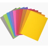 Paquet de 100 sous-chemises ROCK'S en carte 80 grammes coloris assortis