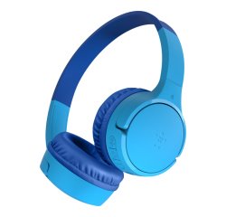 Belkin SoundForm Mini Auriculares Inalámbrico Diadema Llamadas/Música USB Tipo C Azul