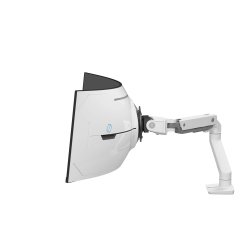 Ergotron HX Series HX ARM WITH VERY HEAVY DUTY PIVOT DESK 144,8 cm (57") Bureau Blanc