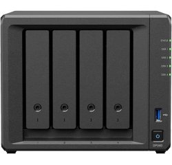 Synology DP340 serveur de stockage NAS Bureau R1600 16 Go 32 To HDD Noir