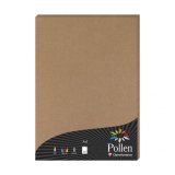 Etui de 50 feuilles 210g POLLEN 21x29,7cm. Coloris Kraft