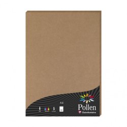 Etui de 50 feuilles 210g POLLEN 21x29,7cm. Coloris Kraft