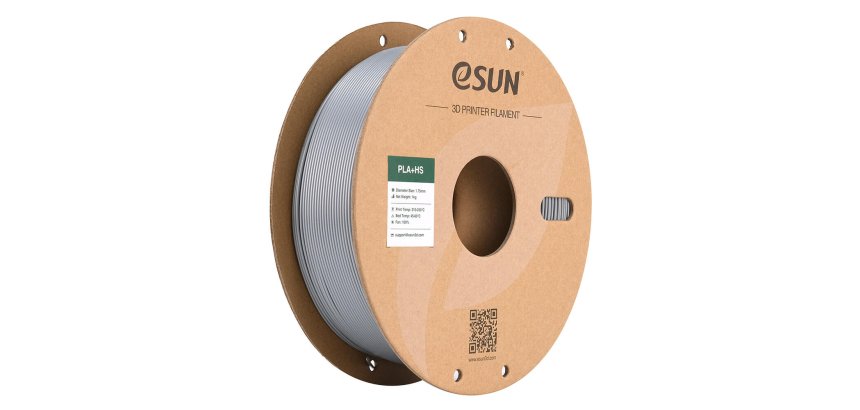 eSUN PLA+HS Acide polylactique Plus (PLA+) Argent 1 kg