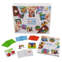 Kit de 15 tableaux 6x6cm à réaliser avec des pixels XL 3D, fixation immédiate