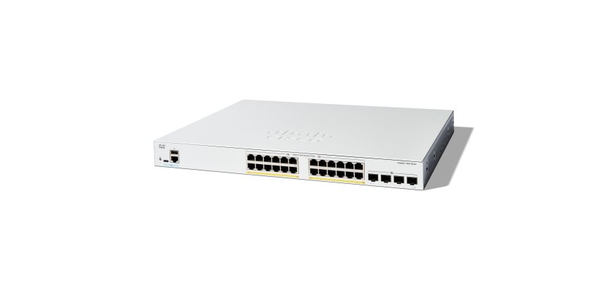 Cisco Catalyst 1300 Géré L2/L3 Gigabit Ethernet (10/100/1000) Connexion Ethernet, supportant l'alimentation via ce port (PoE) Gris
