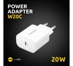 Intenso POWER ADAPTER USB-C/7802012 Universale Bianco AC Ricarica rapida Interno