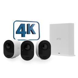 ARLO Caméra de surveillance Ultra 2 - Pack de 3 caméras extérieures