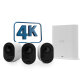 ARLO Caméra de surveillance Ultra 2 - Pack de 3 caméras extérieures