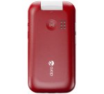 Doro 2880 124,1 g Rouge, Blanc Téléphone numérique