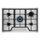 ELECTROLUX Plaque gaz KGS7536SX 5 foyers dont 1 wok , inox
