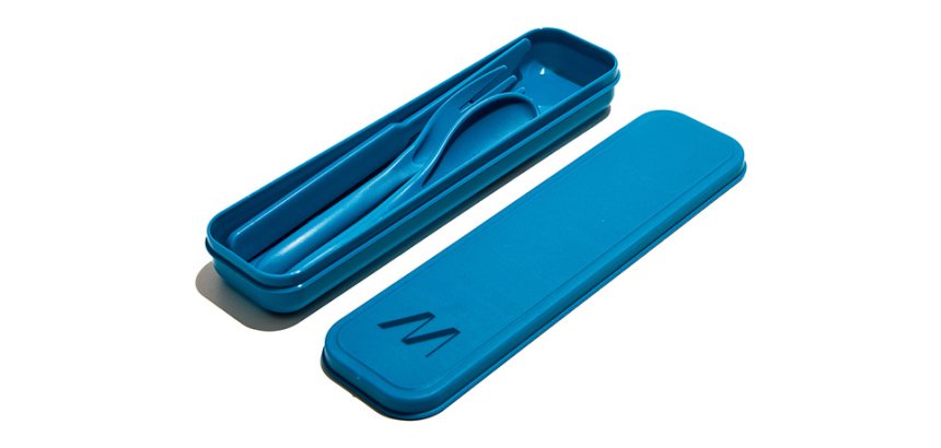 Muitomas SETCUTLERY3BL camping tableware set Plastic